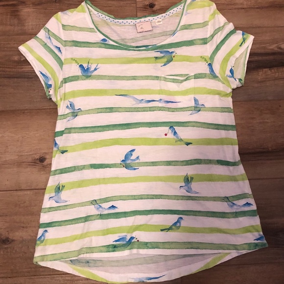 Anthropologie Tops - Anthropologie Postmark Bird Print Tee Anthropologie Tops - Anthropologie Postmark Bird Print Tee